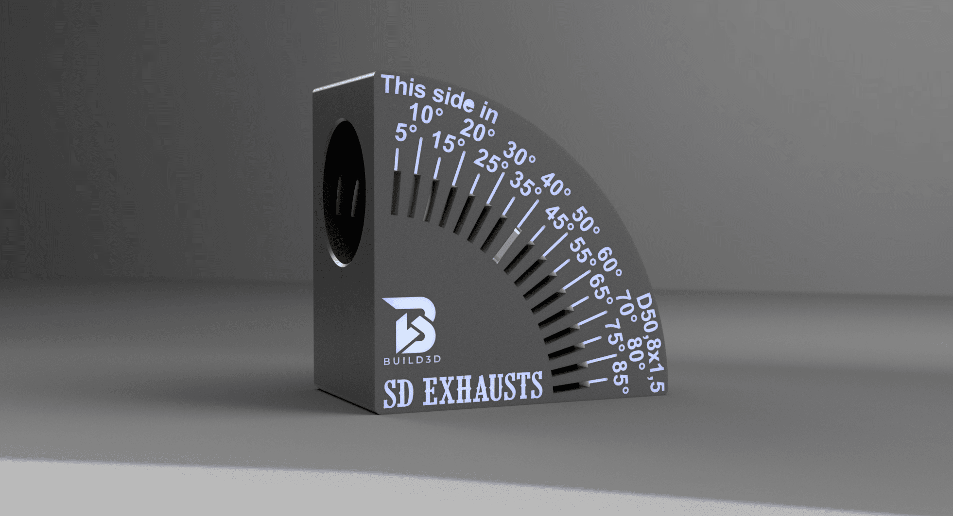 Bochtzaagmal voor uitlaatbuizen